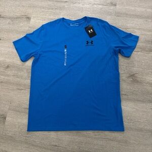 Under Armour Men's Bright Blue Short Sleeve Tee